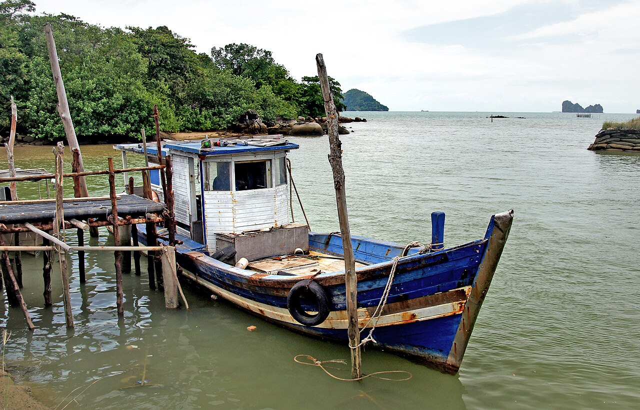 Illustrative fishing boat photograph